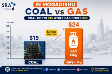 Price of Coal Vs Gas in Mogadishu